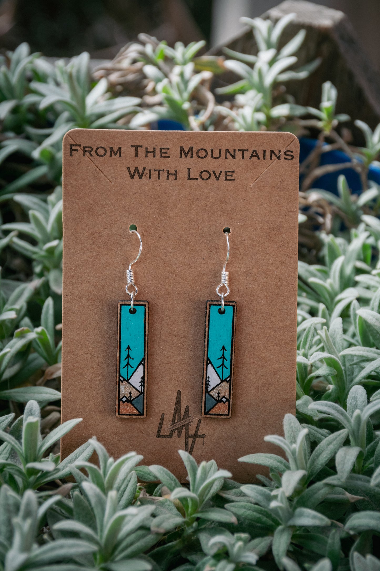 Boucles d’oreilles en bois