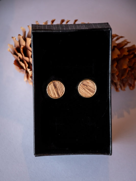 Boucles d’oreilles en bois