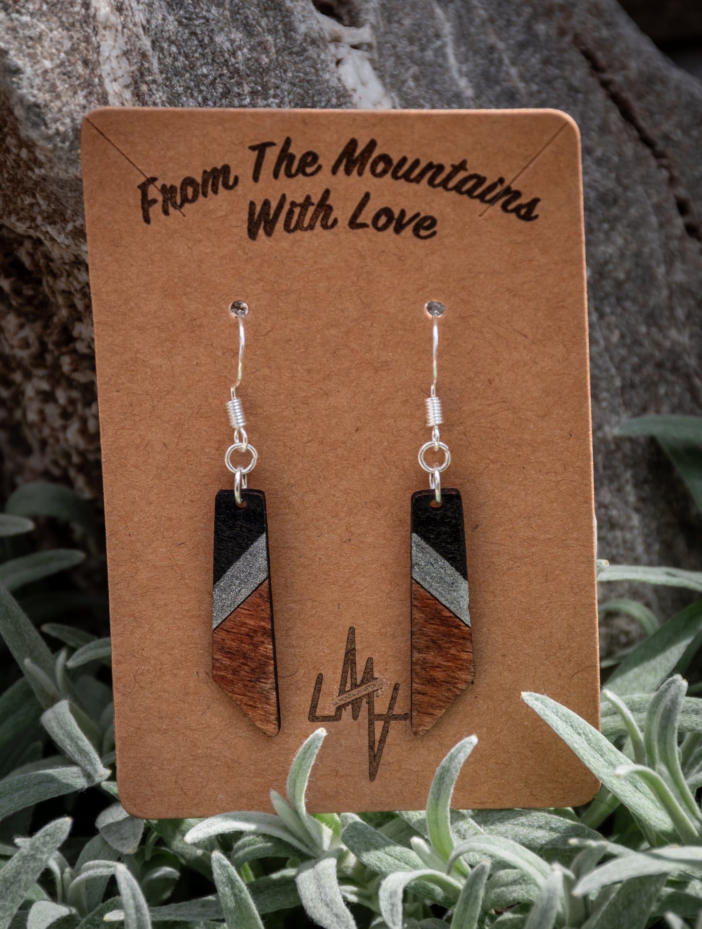 Boucles d’oreilles en bois
