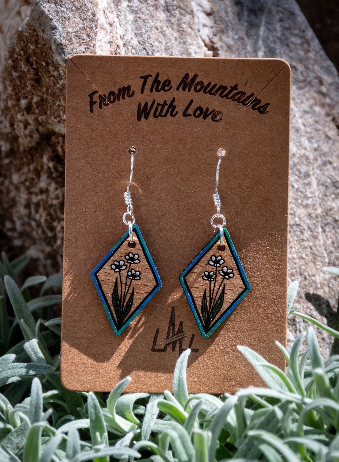 Boucles d’oreilles en bois