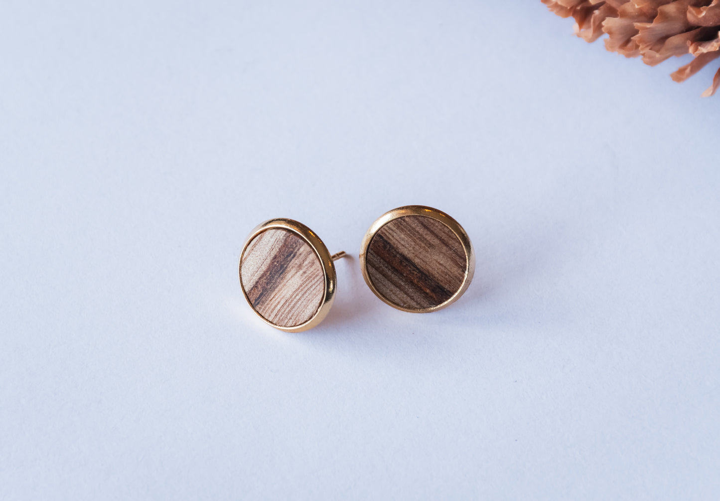 Boucles d’oreilles en bois