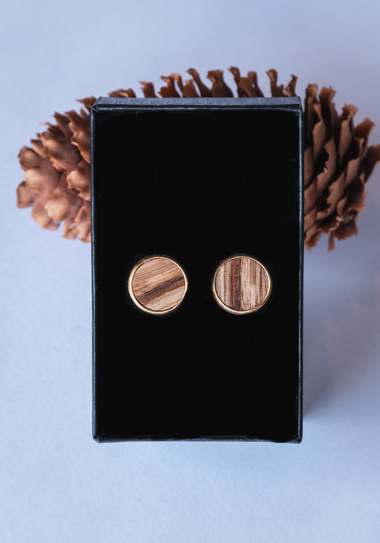 Boucles d’oreilles en bois