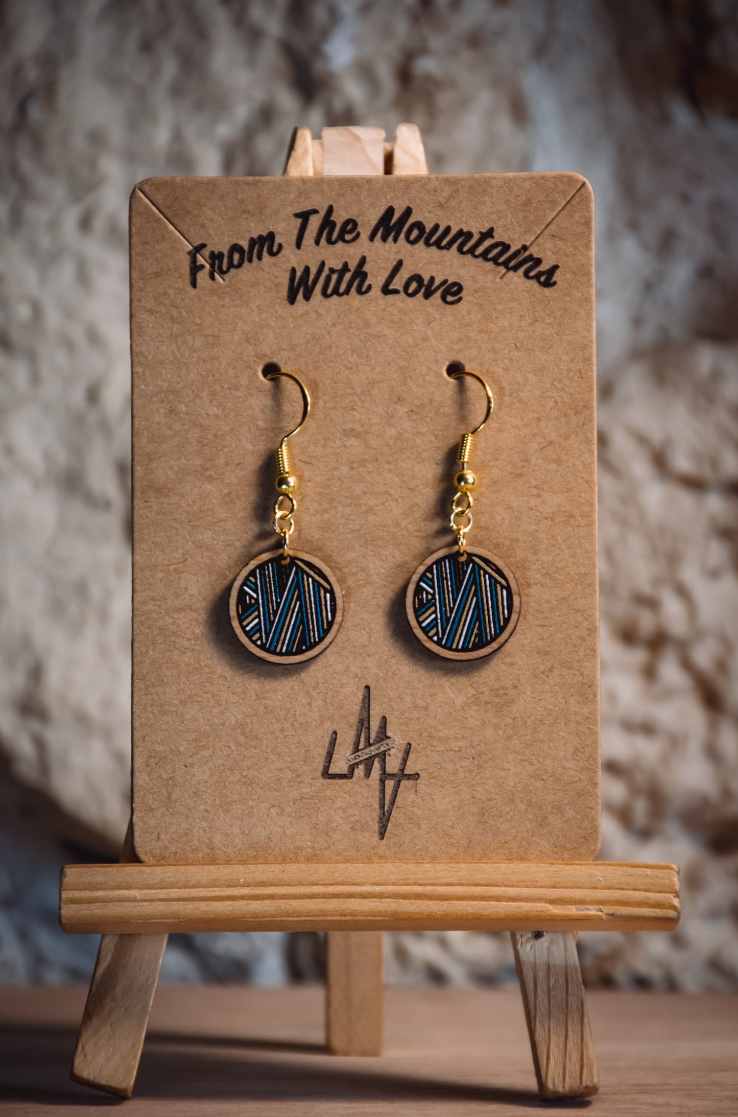 Boucles d’oreilles en bois