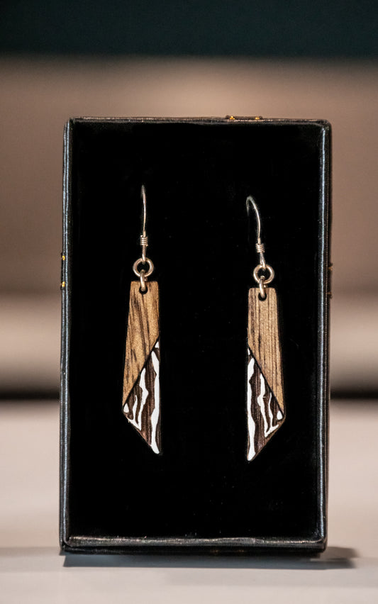 Boucles d’oreilles en bois