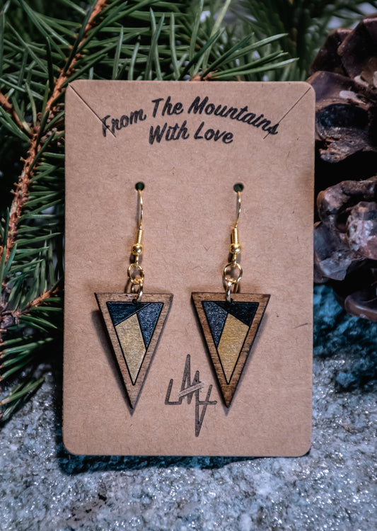 Boucles d’oreilles en bois