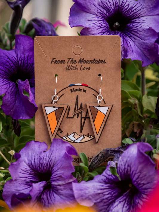 Boucles d’oreilles en bois