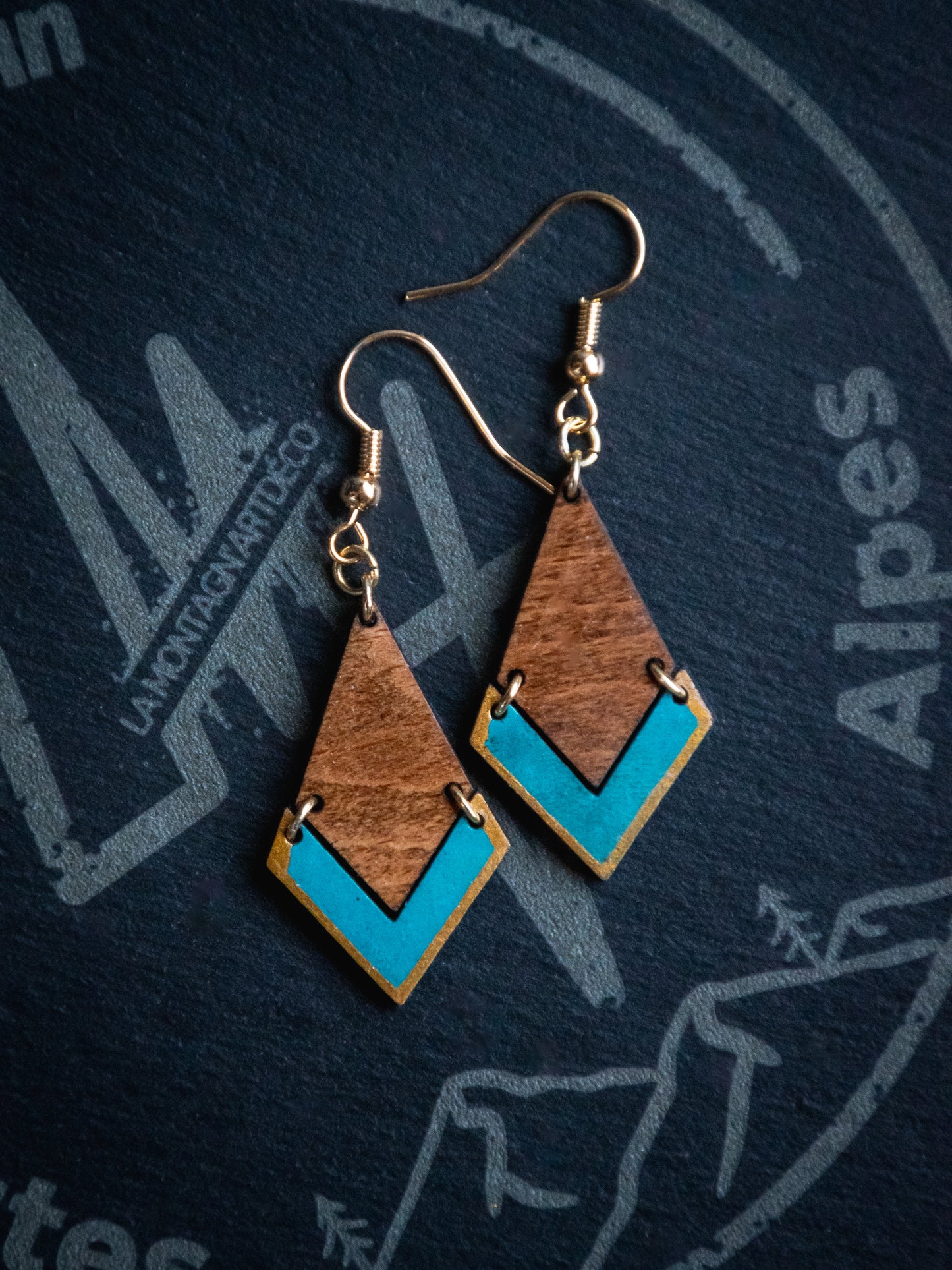 Boucles d’oreilles en bois