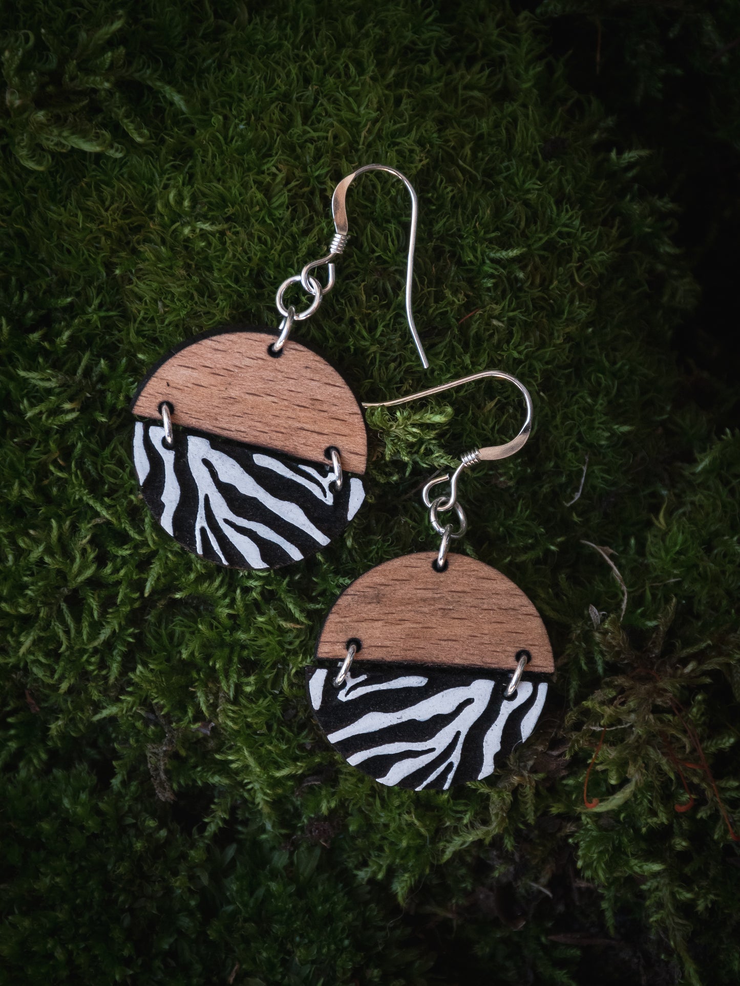 Boucles d’oreilles en bois