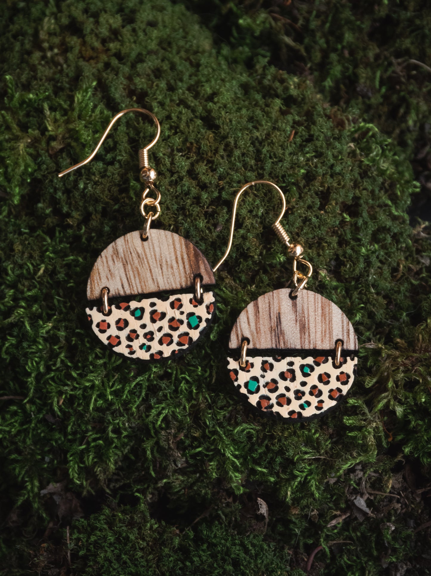 Boucles d’oreilles en bois