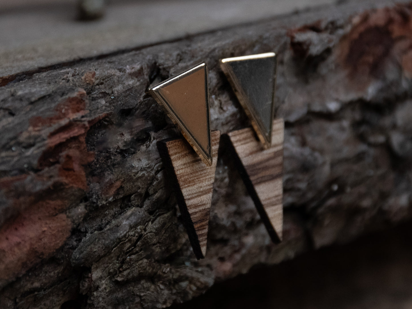 Boucles d’oreilles en bois