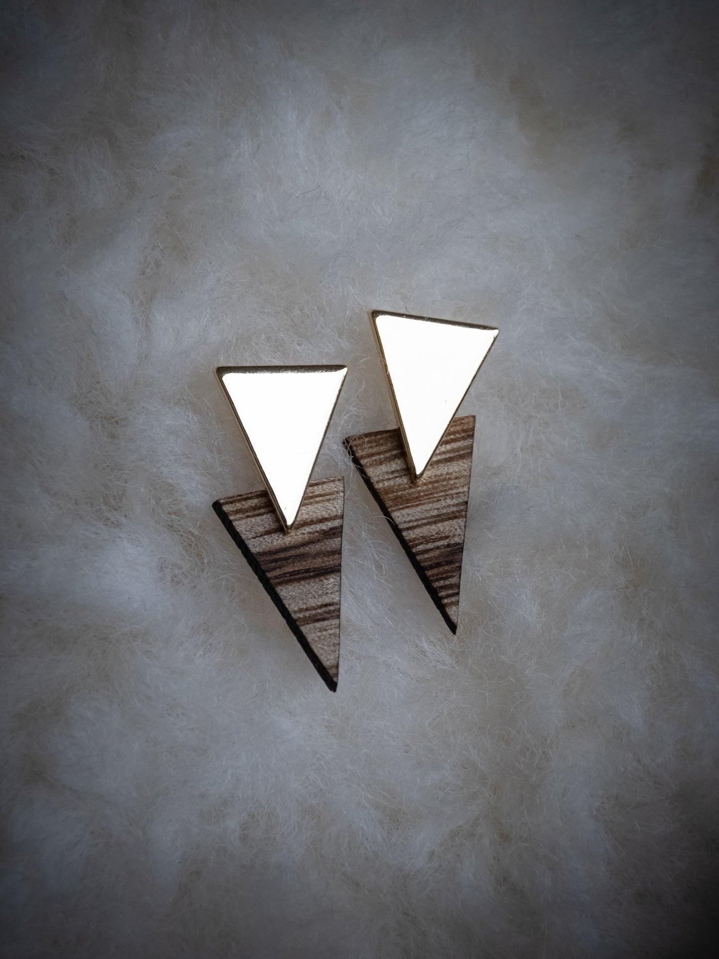 Boucles d’oreilles en bois