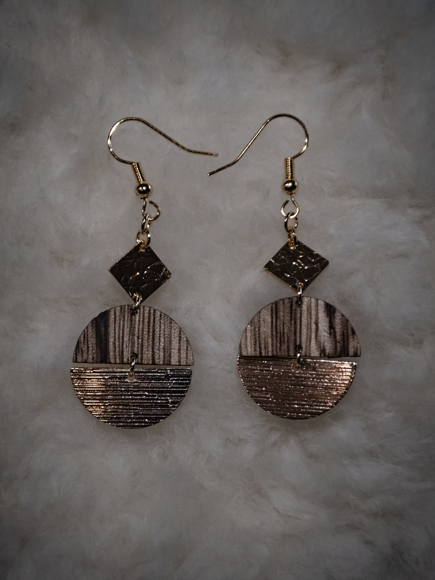Boucles d’oreilles en bois