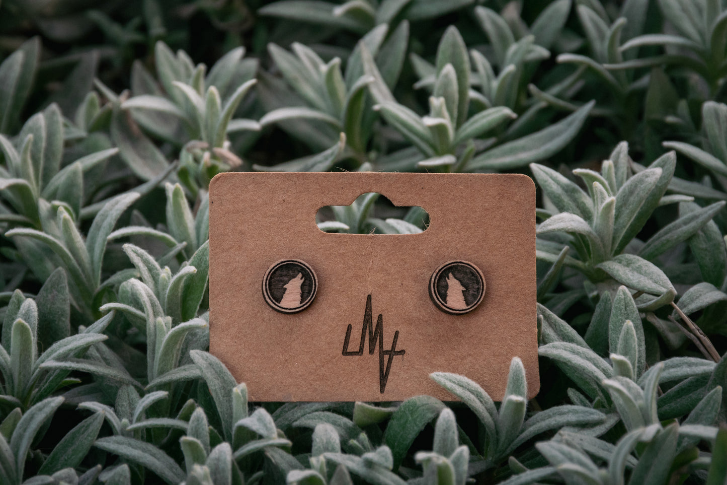Boucles d’oreilles en bois