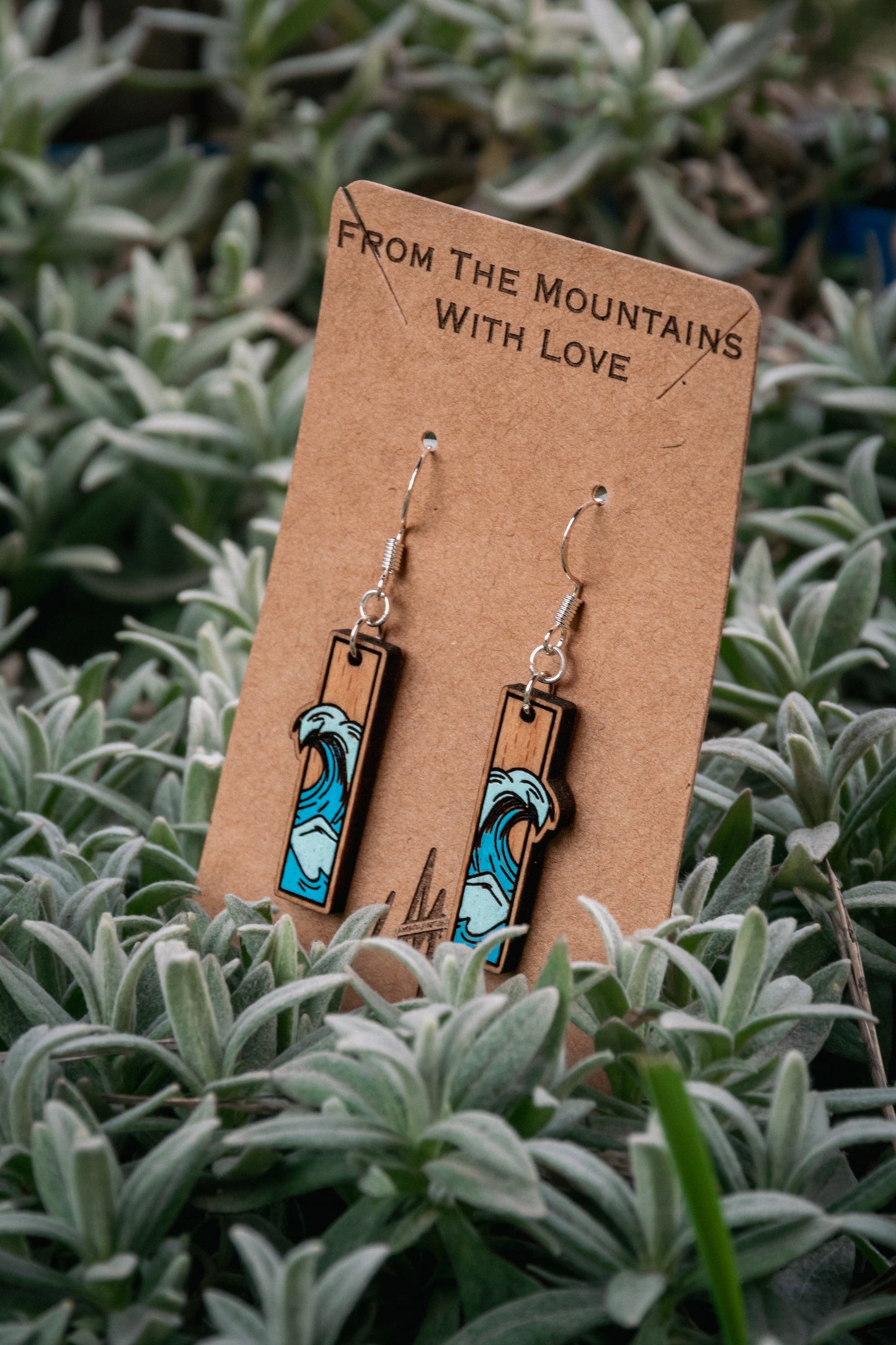 Boucles d’oreilles en bois