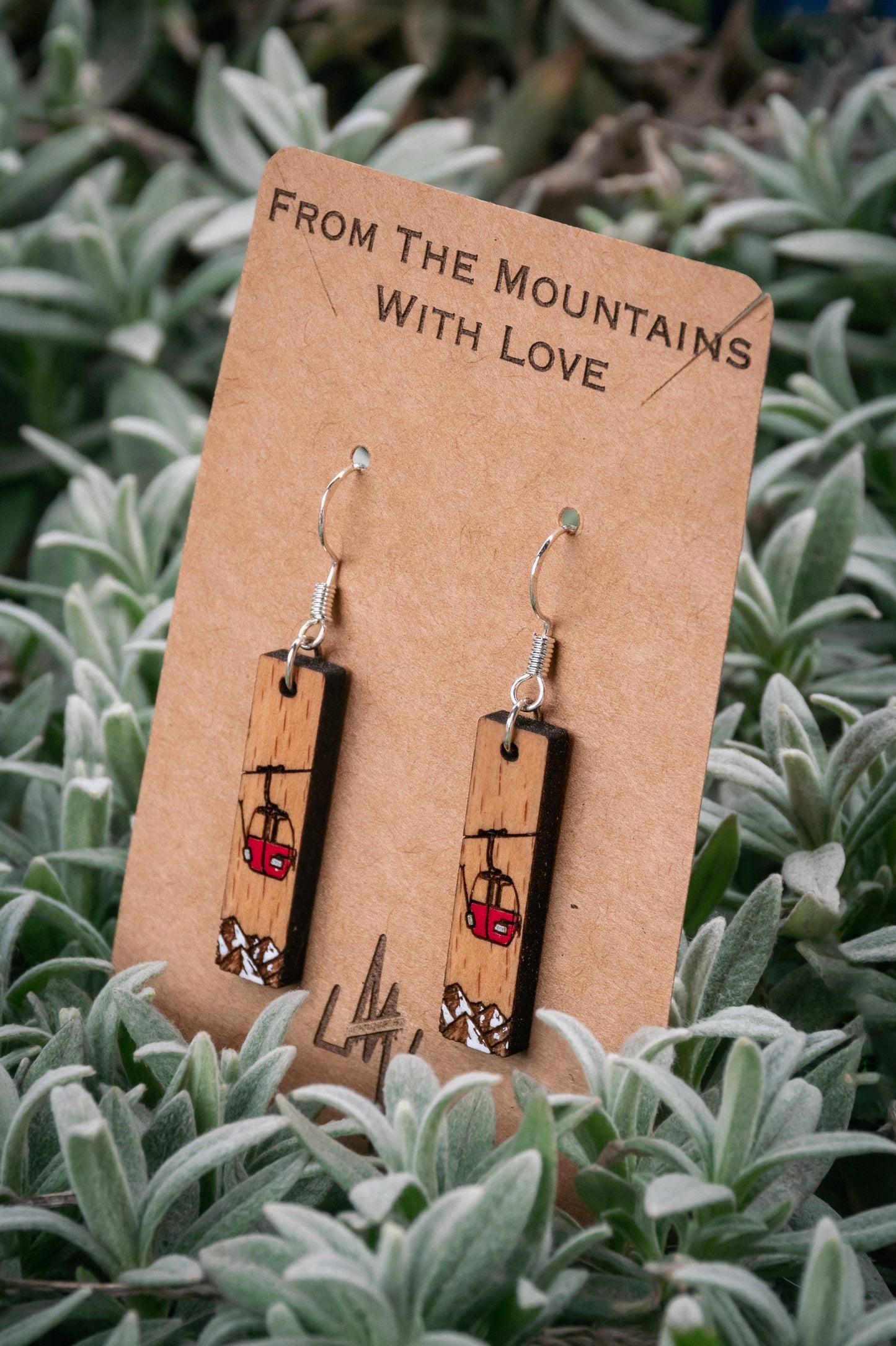 Boucles d’oreilles en bois