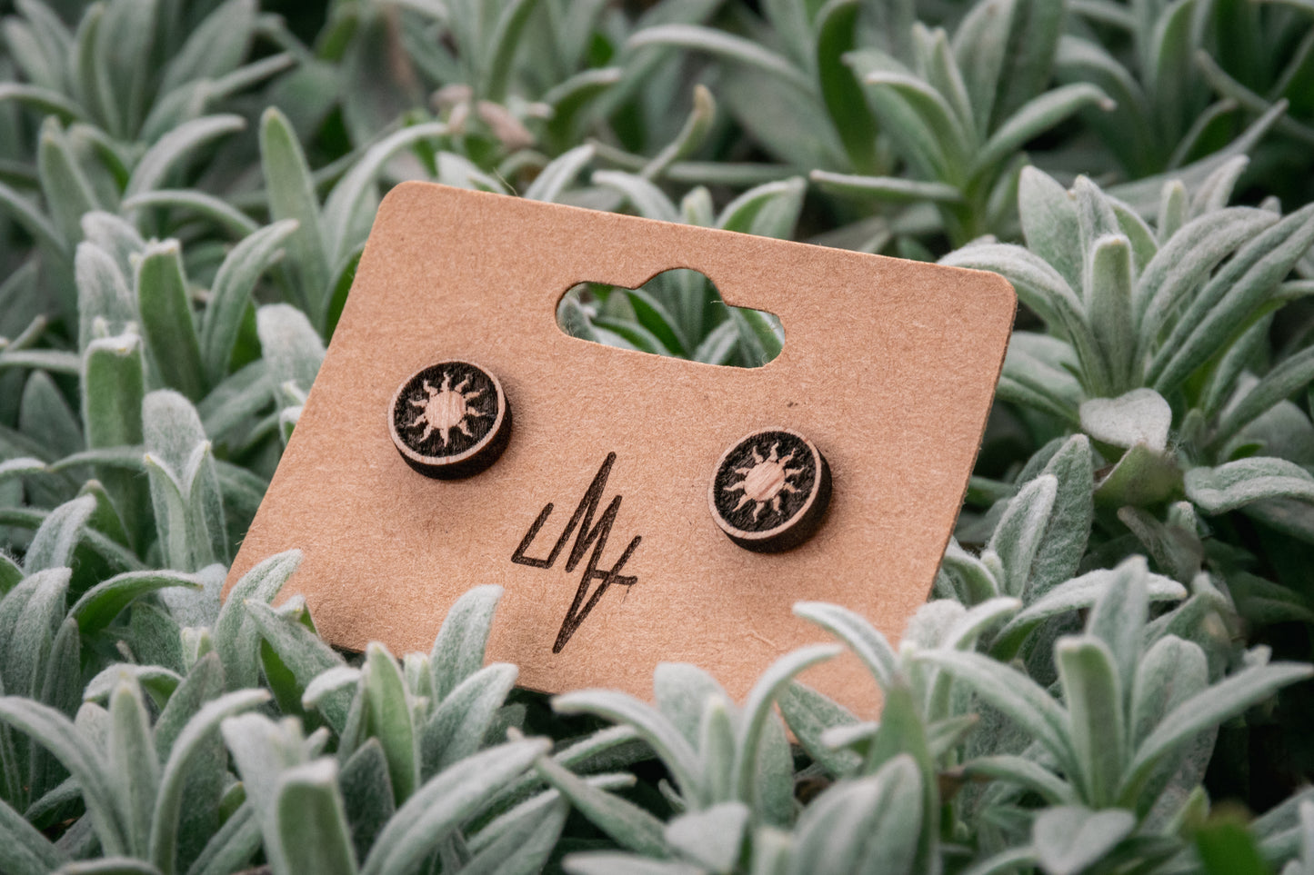 Boucles d’oreilles en bois
