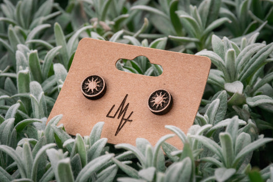 Boucles d’oreilles en bois