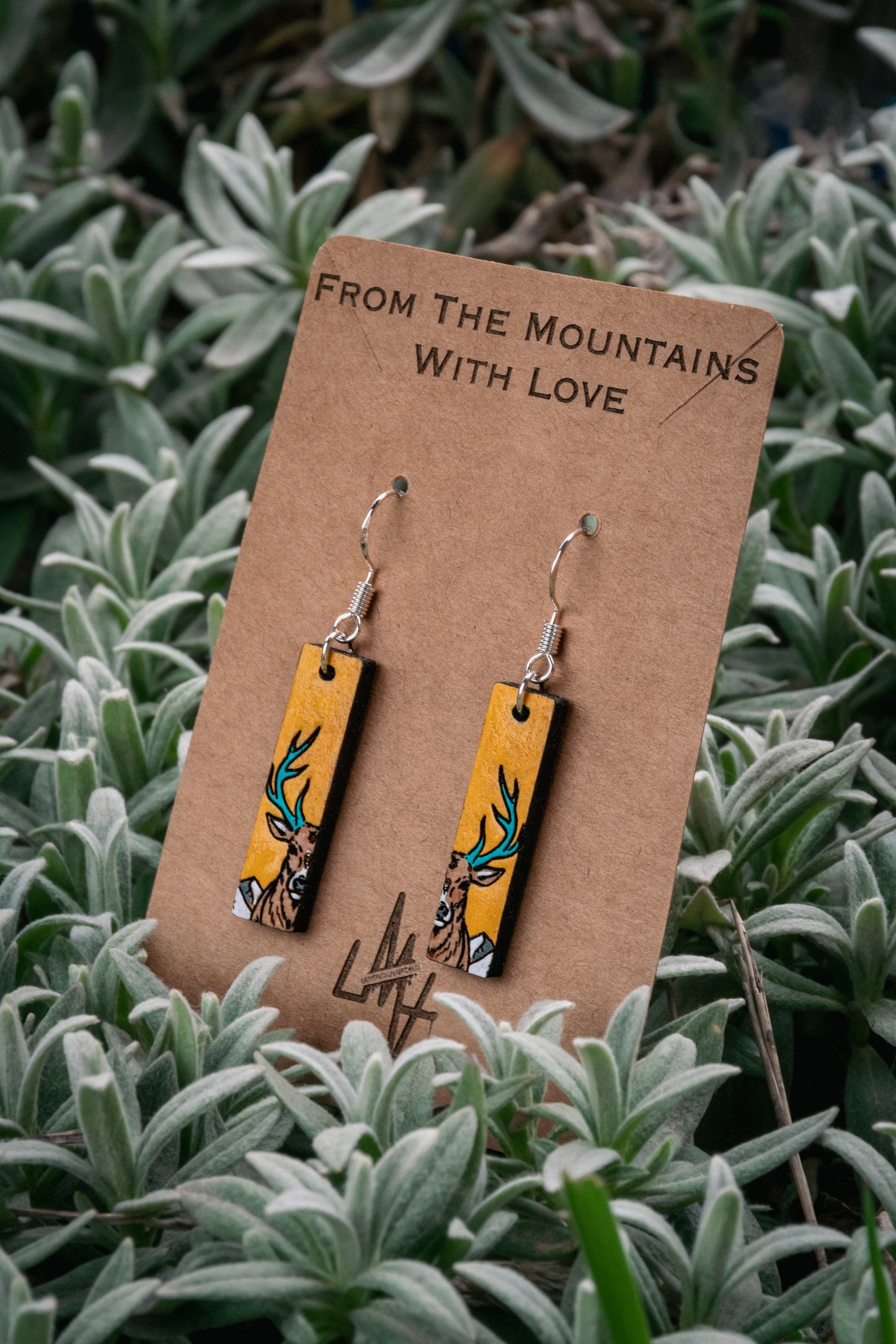 Boucles d’oreilles en bois