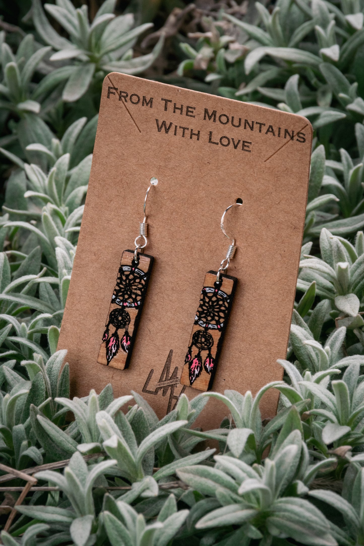 Boucles d’oreilles en bois
