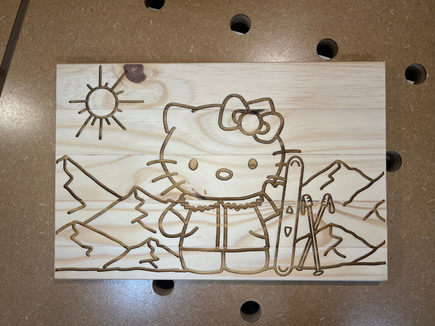 Commande tableau à peindre Hello K