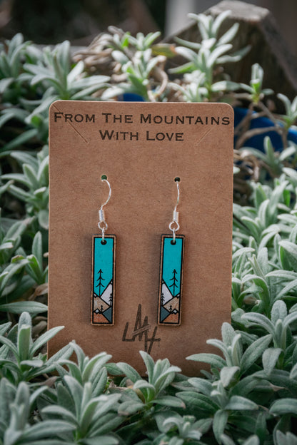 Boucles d’oreilles en bois