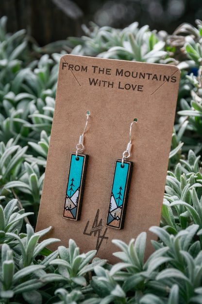 Boucles d’oreilles en bois