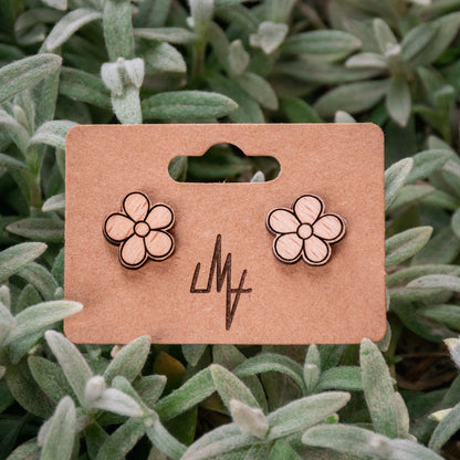 Boucles d’oreilles en bois