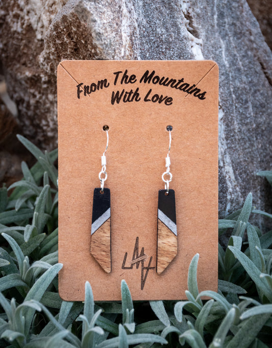 Boucles d’oreilles en bois