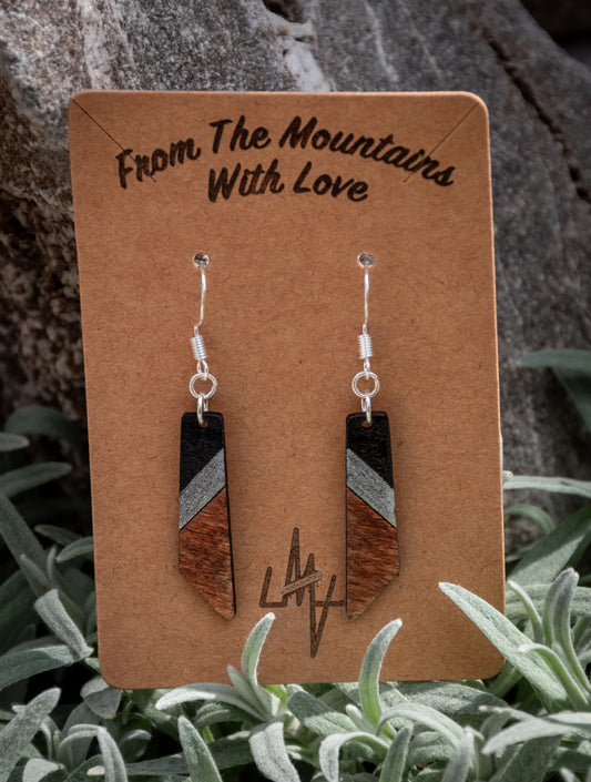 Boucles d’oreilles en bois