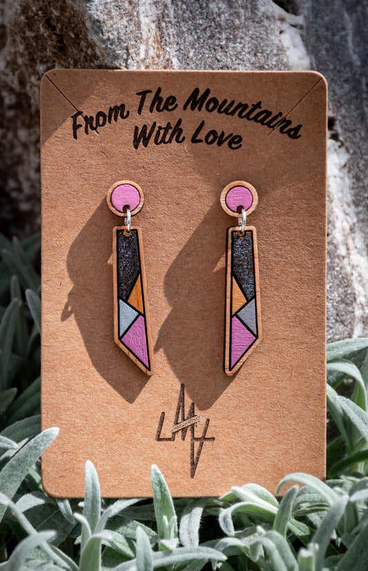 Boucles d’oreilles en bois