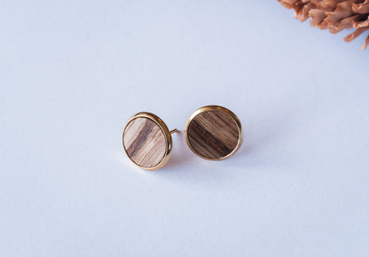 Boucles d’oreilles en bois