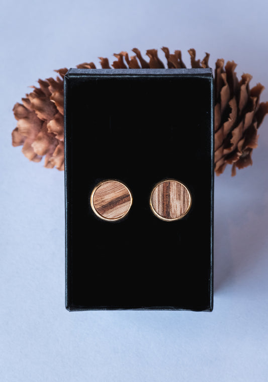 Boucles d’oreilles en bois