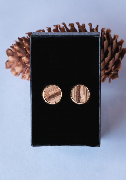 Boucles d’oreilles en bois