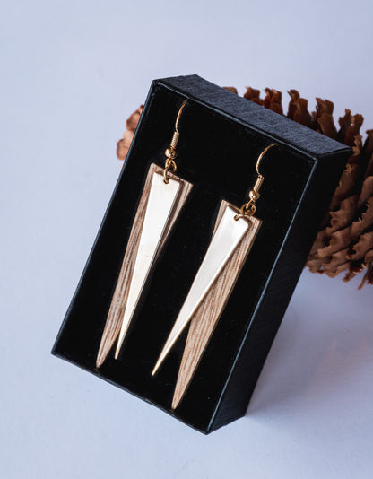 Boucles d’oreilles en bois
