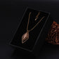 Collier en bois et chaîne