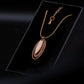 Collier en bois et chaîne