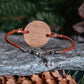 Bracelet en bois et cuir