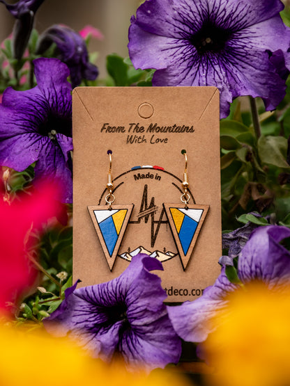 Boucles d’oreilles en bois