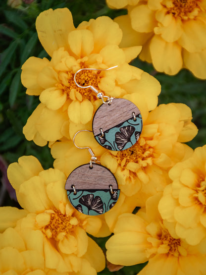Boucles d’oreilles en bois