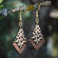 Boucles d’oreilles en bois