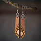 Boucles d’oreilles en bois