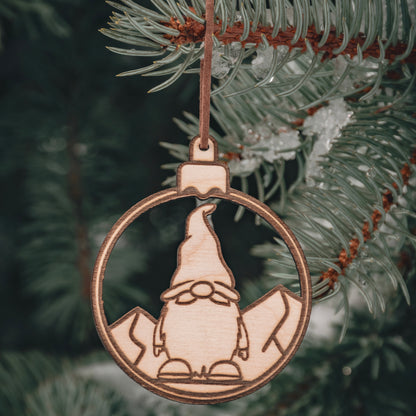 Boule de Noël en bois