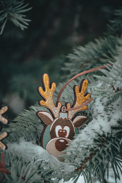 Boule de Noël en bois