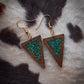 Boucles d’oreilles en bois