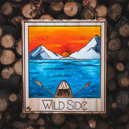 TABLEAU BOIS À SUSPENDRE