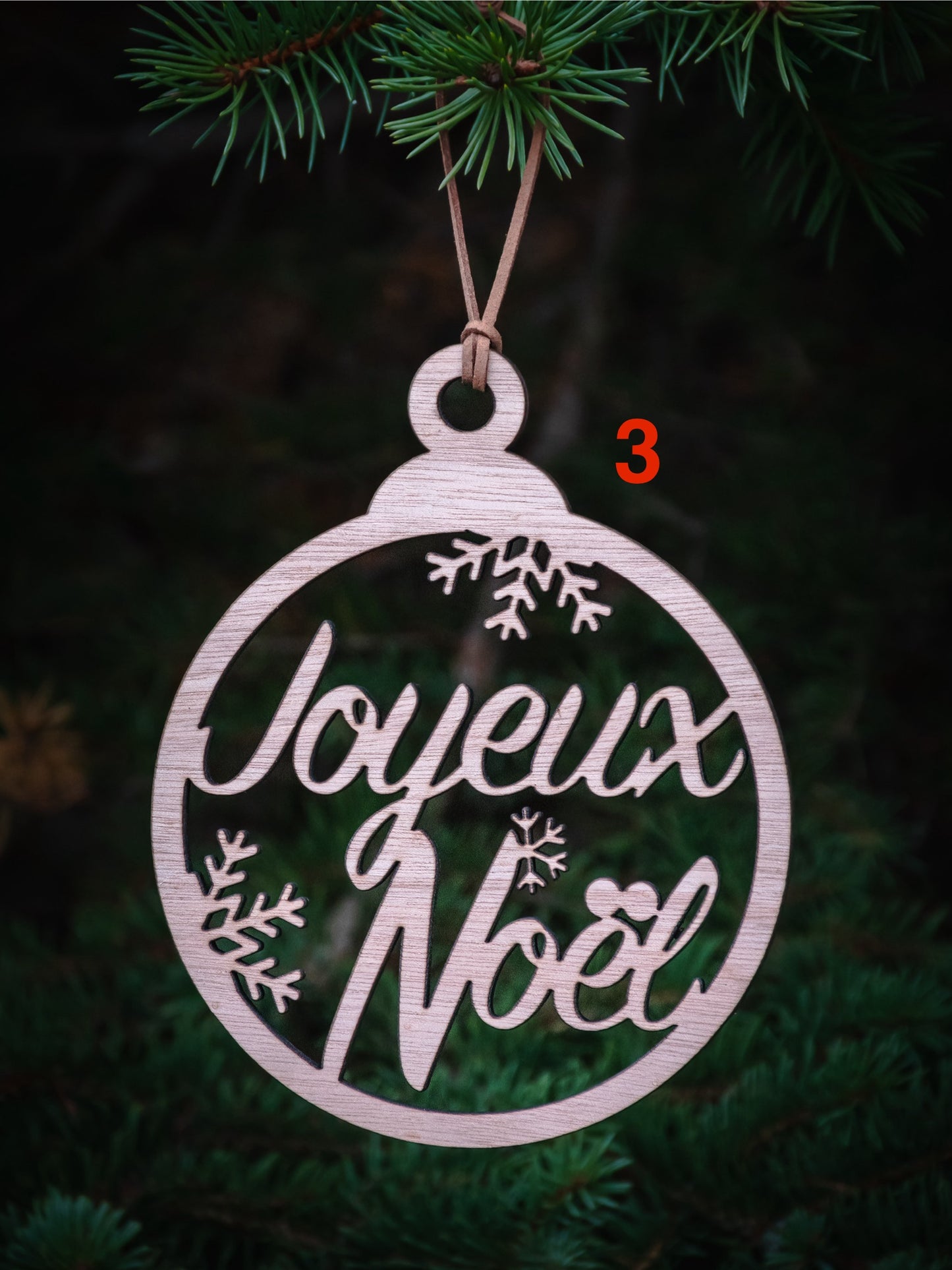 ATELIER BOULES DE NOËL X3 (7x8cm)