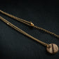 Collier en bois et chaîne