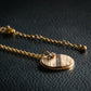 Collier en bois et chaîne