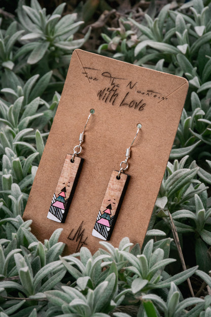 Boucles d’oreilles en bois