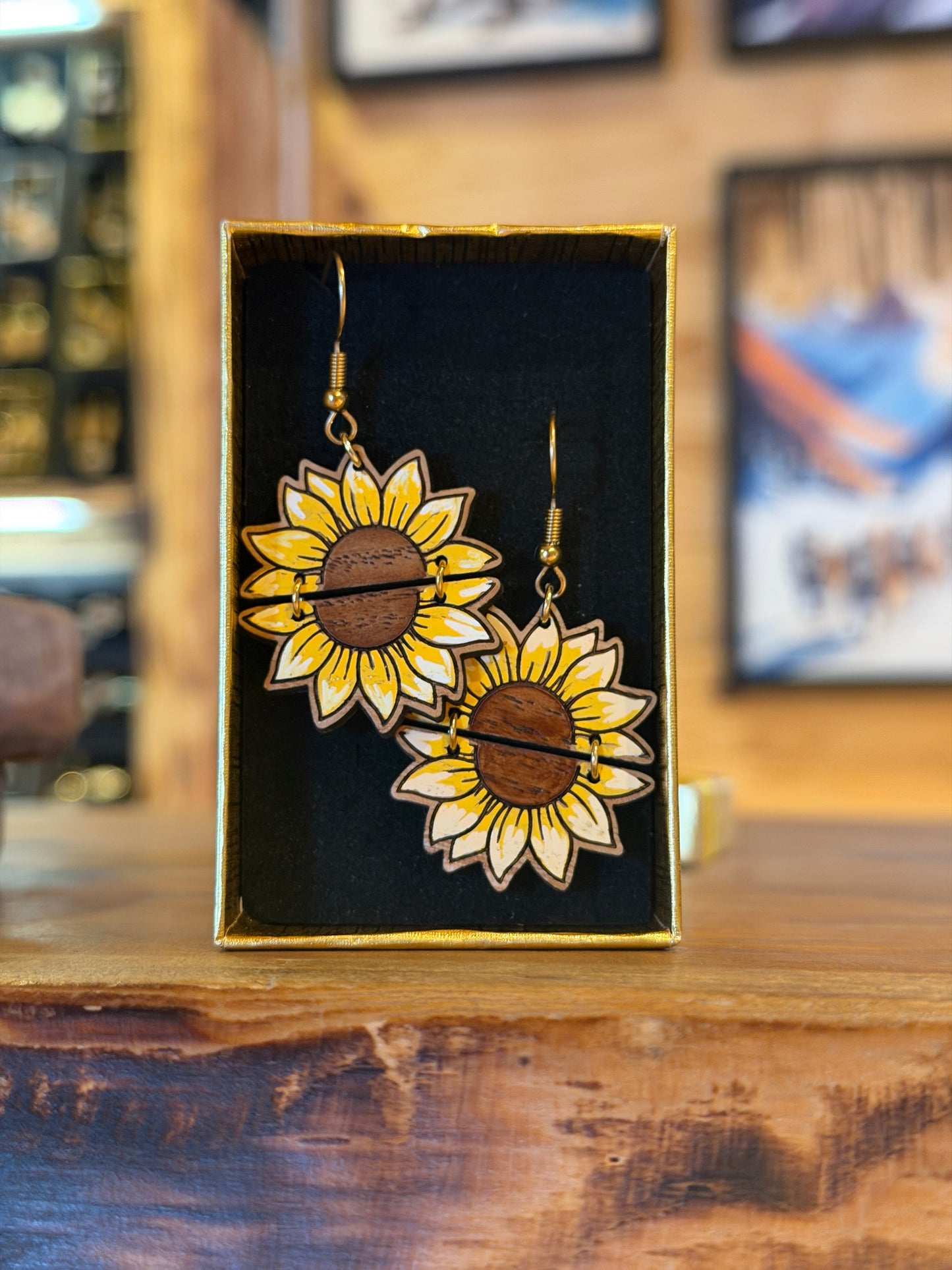 Boucles d’oreilles Tournesols